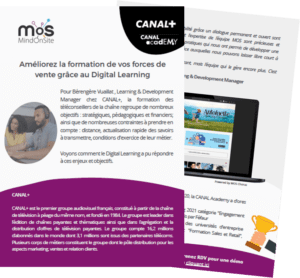 étude de cas client canal+ digital learning formation lms