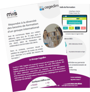 étude de cas client cegedim digital learning formation lms