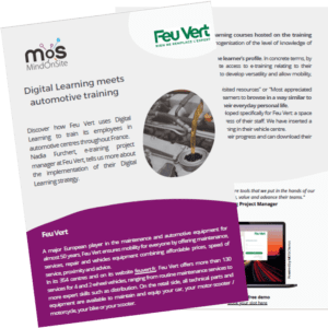 customer case study feu vert digital learning lms